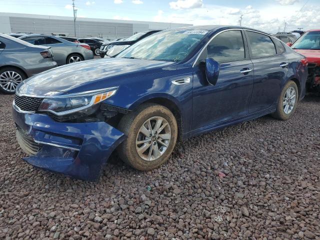 5XXGT4L36GG116489 - 2016 KIA OPTIMA LX BLUE photo 1