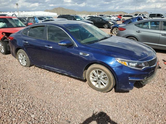 5XXGT4L36GG116489 - 2016 KIA OPTIMA LX BLUE photo 4