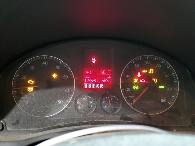 3VWEF71K07M178833 - 2007 VOLKSWAGEN JETTA WOLFSBURG 黑色 照片 9