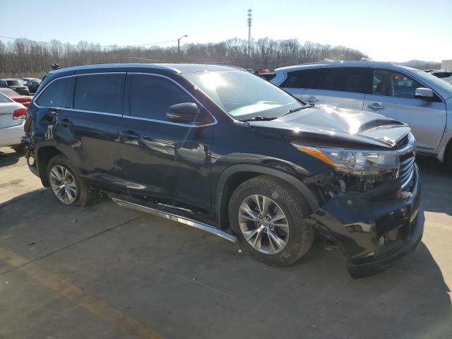5TDJKRFH1FS100226 - 2015 TOYOTA HIGHLANDER XLE BLACK photo 4