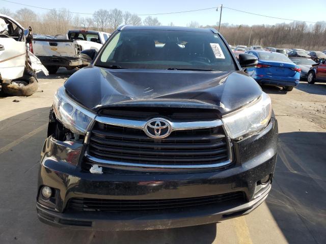 5TDJKRFH1FS100226 - 2015 TOYOTA HIGHLANDER XLE BLACK photo 5