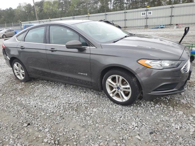 3FA6P0LU5JR248546 - 2018 FORD FUSION SE HYBRID CHARCOAL photo 4