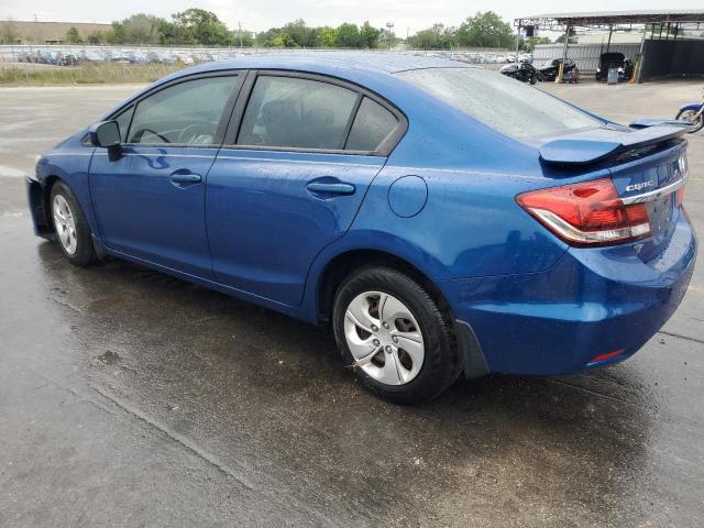 19XFB2F50EE021240 - 2014 HONDA CIVIC LX BLUE photo 2