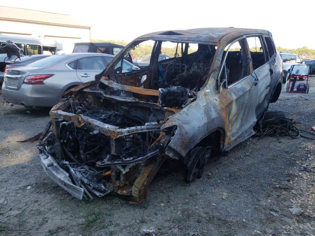 5FNYF8H5XMB021719 - 2021 HONDA PASSPORT EXL GRAY photo 2