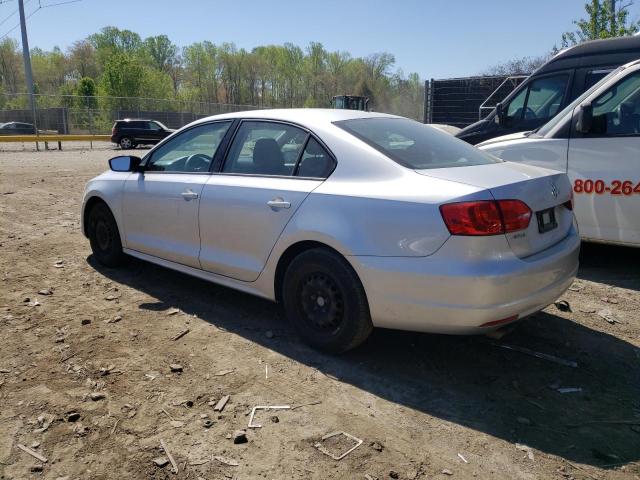 3VW1K7AJ8EM320313 - 2014 VOLKSWAGEN JETTA BASE 银色 照片 2