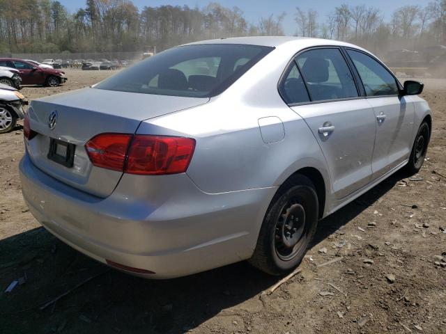 3VW1K7AJ8EM320313 - 2014 VOLKSWAGEN JETTA BASE 银色 照片 3
