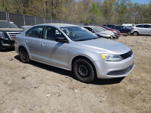 3VW1K7AJ8EM320313 - 2014 VOLKSWAGEN JETTA BASE 银色 照片 4