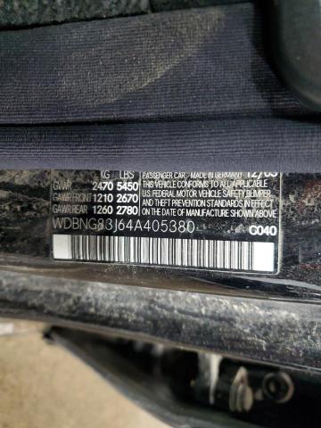 WDBNG83J64A405380 - 2004 MERCEDES-BENZ S 430 4MATIC BLACK photo 13