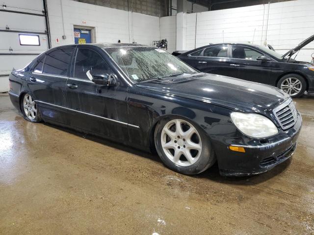 WDBNG83J64A405380 - 2004 MERCEDES-BENZ S 430 4MATIC BLACK photo 4