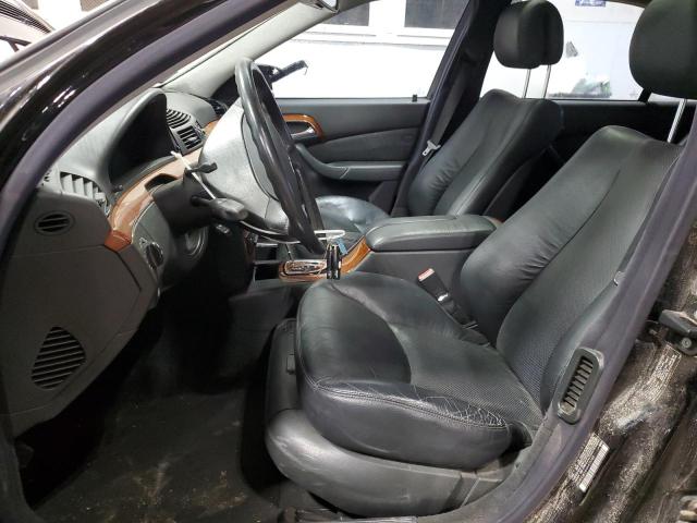 WDBNG83J64A405380 - 2004 MERCEDES-BENZ S 430 4MATIC BLACK photo 7