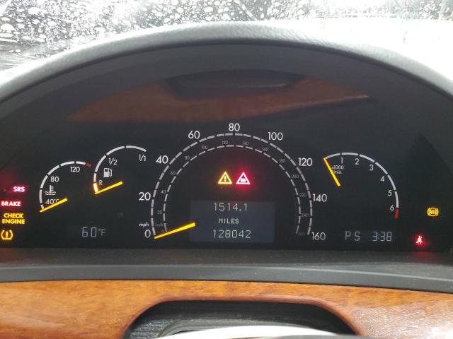 WDBNG83J64A405380 - 2004 MERCEDES-BENZ S 430 4MATIC BLACK photo 9