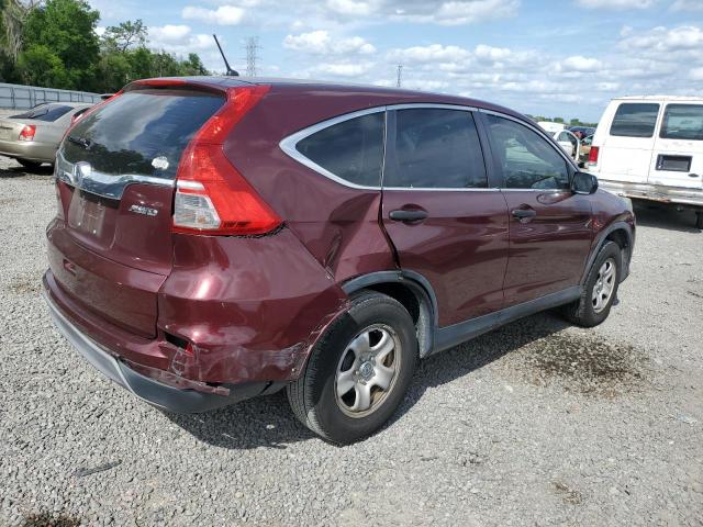 5J6RM4H39FL075105 - 2015 HONDA CR-V LX BURGUNDY photo 3