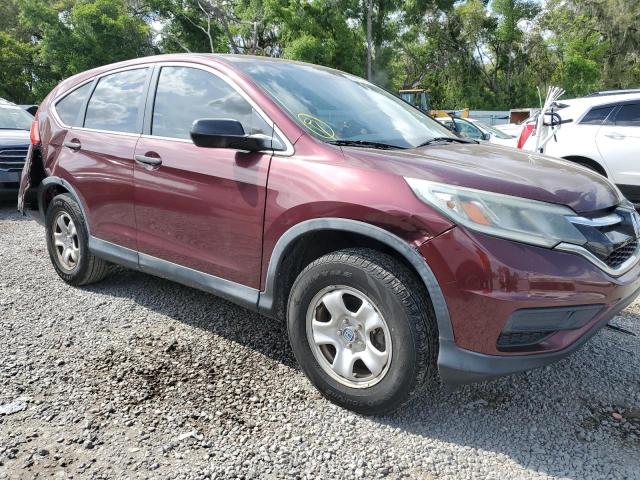 5J6RM4H39FL075105 - 2015 HONDA CR-V LX BURGUNDY photo 4