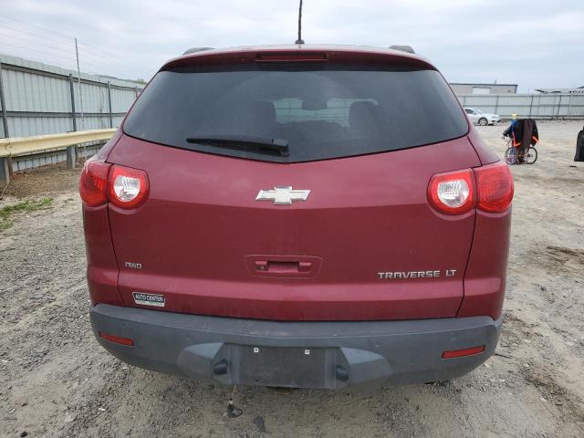 1GNKVGED3BJ184644 - 2011 CHEVROLET TRAVERSE LT RED photo 6