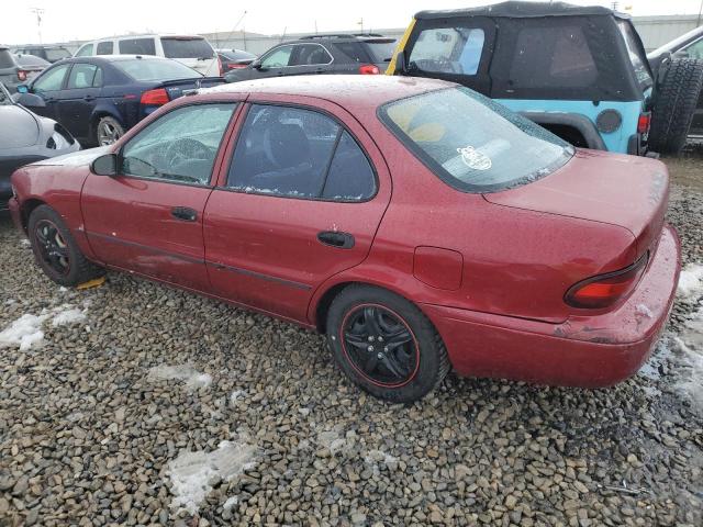 1Y1SK5268VZ447112 - 1997 GEO PRIZM BASE BURGUNDY photo 2