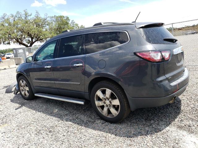 1GNKVJKD5EJ294648 - 2014 CHEVROLET TRAVERSE LTZ GRAY photo 2