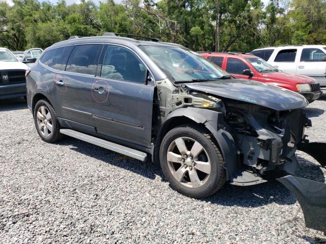 1GNKVJKD5EJ294648 - 2014 CHEVROLET TRAVERSE LTZ GRAY photo 4