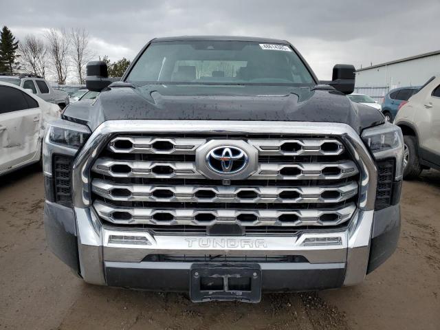 5TFMC5DB1NX012075 - 2022 TOYOTA TUNDRA CREWMAX PLATINUM BLACK photo 5