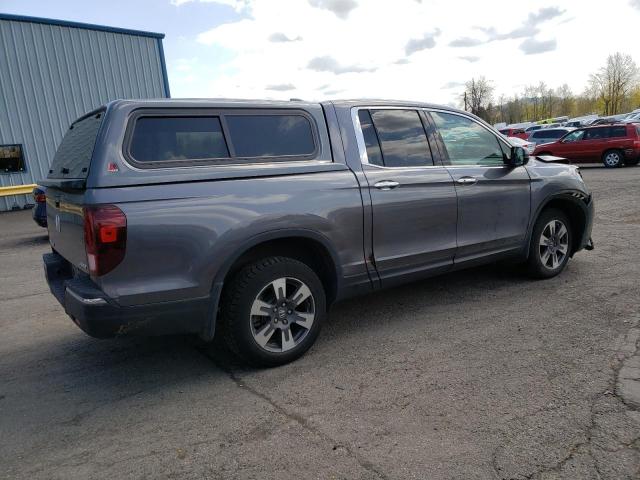 5FPYK3F75KB004902 - 2019 HONDA RIDGELINE RTL GRAY photo 3