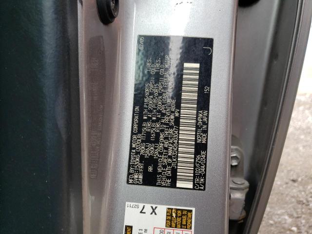 JTLKT324264030477 - 2006 TOYOTA SCION XB 银色 照片 12