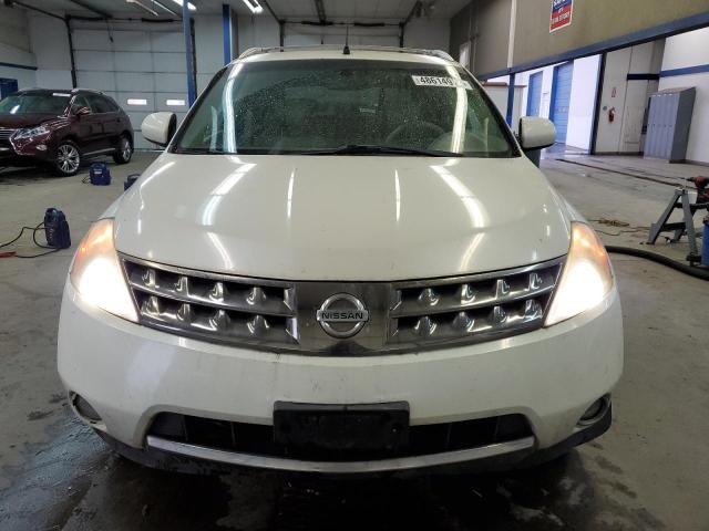 JN8AZ08WX7W634009 - 2007 NISSAN MURANO SL WHITE photo 5