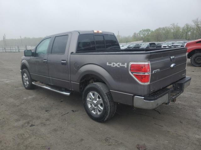 1FTFW1EF2EKF37475 - 2014 FORD F150 SUPERCREW GRAY photo 2