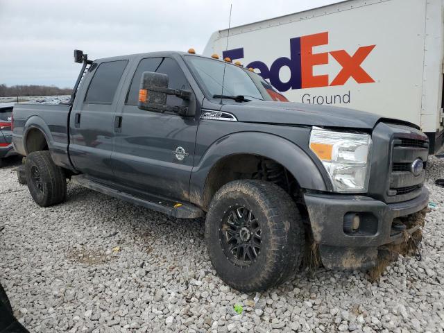 1FT7W2BT5FED26419 - 2015 FORD F250 SUPER DUTY GRAY photo 4