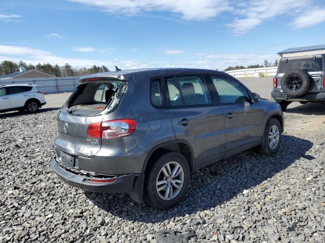 WVGBV3AXXDW573719 - 2013 VOLKSWAGEN TIGUAN S GRAY photo 3