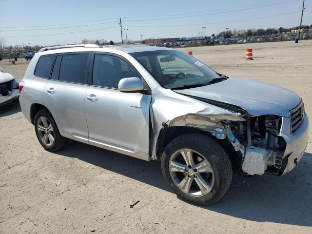 JTEES43A282082224 - 2008 TOYOTA HIGHLANDER SPORT SILVER photo 4