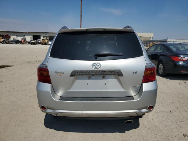 JTEES43A282082224 - 2008 TOYOTA HIGHLANDER SPORT SILVER photo 6