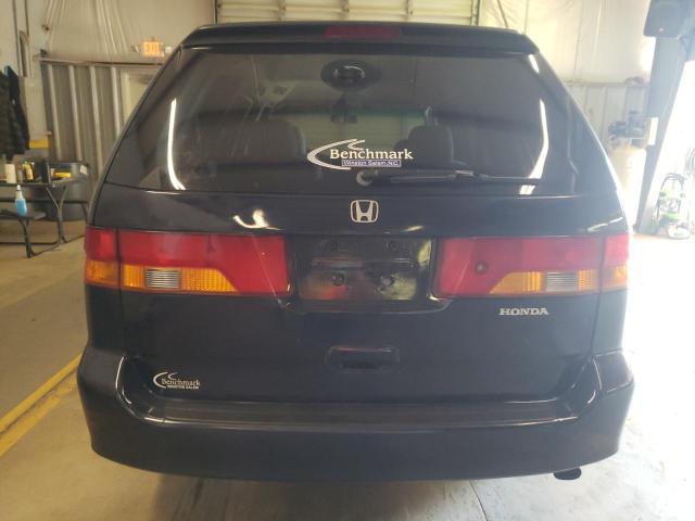 5FNRL18834B114970 - 2004 HONDA ODYSSEY EX BLUE photo 6