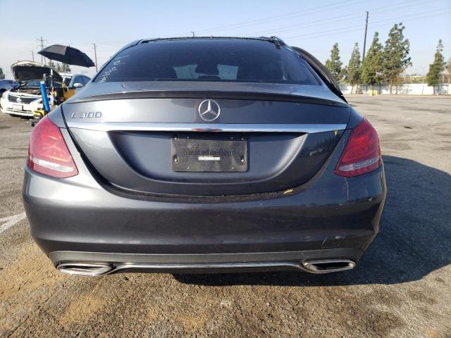 55SWF4JB8GU106643 - 2016 MERCEDES-BENZ C 300 GRAY photo 6