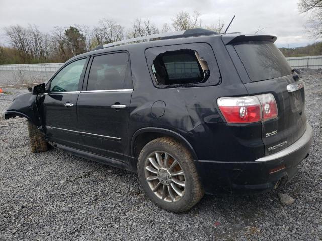 1GKKVTED5BJ276876 - 2011 GMC ACADIA DENALI BLACK photo 2