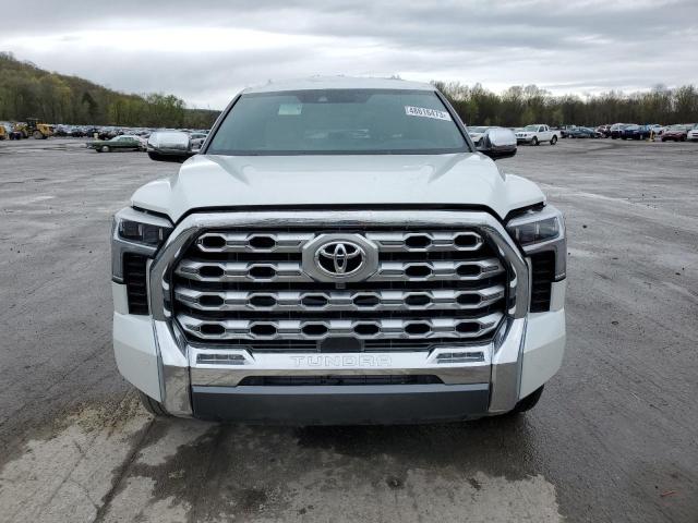 5TFMA5DB8NX020289 - 2022 TOYOTA TUNDRA CREWMAX PLATINUM WHITE photo 5