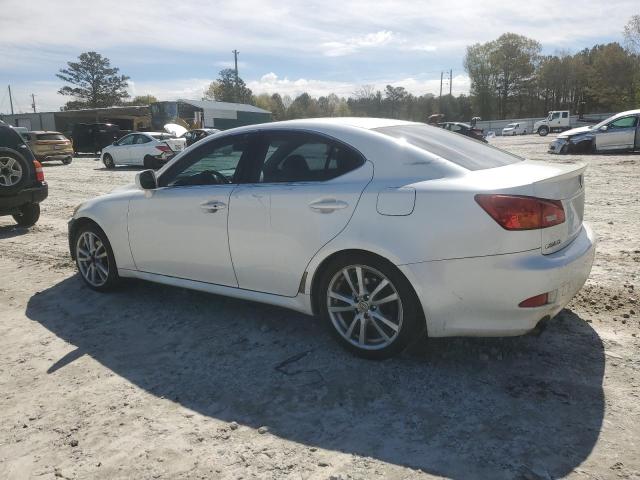 JTHBK262165008447 - 2006 LEXUS IS 250 WHITE photo 2