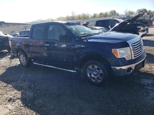 1FTFW1CF3BFA32018 - 2011 FORD F150 SUPERCREW BLUE photo 4