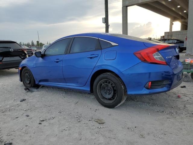 19XFC2F54JE030904 - 2018 HONDA CIVIC LX BLUE photo 2