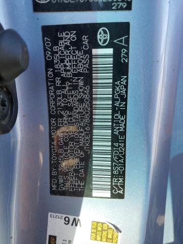 JTKDE167880250846 - 2008 TOYOTA SCION TC ლურჯი ფოტო 13