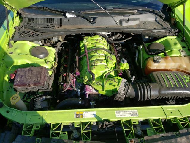2C3CDZFJ0FH701605 - 2015 DODGE CHALLENGER R/T SCAT PACK GREEN photo 11
