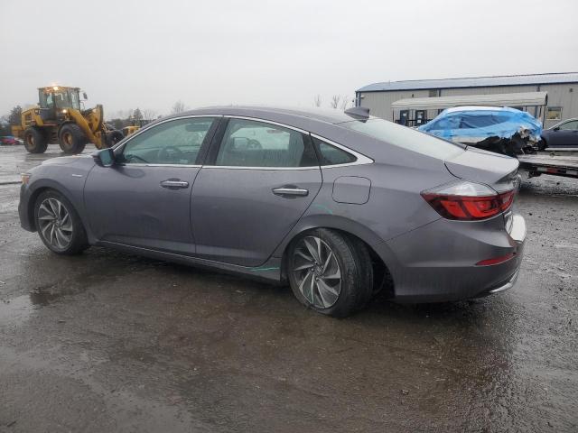 19XZE4F98ME004610 - 2021 HONDA INSIGHT TOURING GRAY photo 2