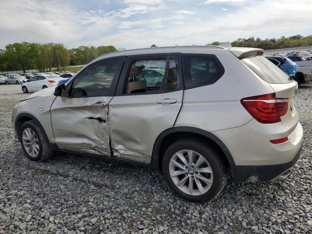 5UXWZ7C3XH0V91284 - 2017 BMW X3 SDRIVE28I TAN photo 2