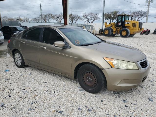 1HGCP2F34AA121374 - 2010 HONDA ACCORD LX BEIGE photo 4