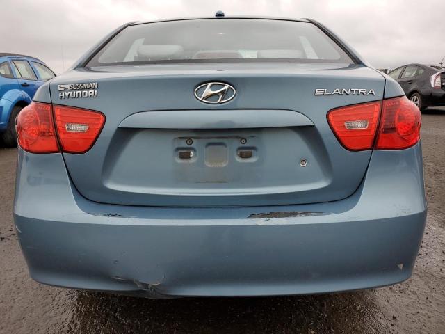 KMHDU46D97U132017 - 2007 HYUNDAI ELANTRA GLS BLUE photo 6