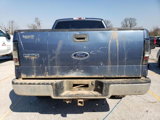 1FTPX14545NB94810 - 2005 FORD F150 BLUE photo 6