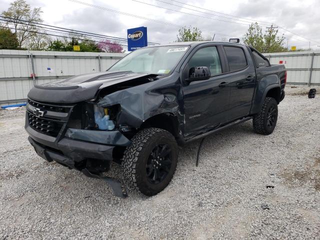 1GCGTEEN8J1246099 - 2018 CHEVROLET COLORADO ZR2 GRAY photo 1