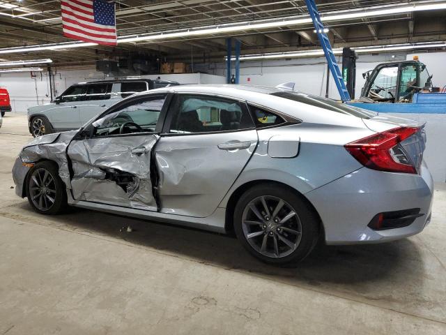 19XFC1F76KE014877 - 2019 HONDA CIVIC EXL SILVER photo 2