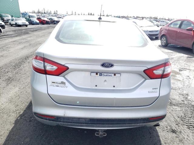 3FA6P0HDXER287390 - 2014 FORD FUSION SE SILVER photo 6