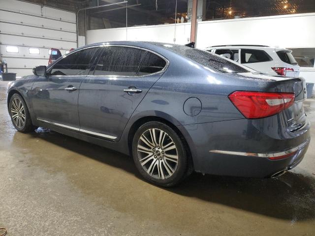 KNALN4D77E5124951 - 2014 KIA CADENZA PREMIUM BLUE photo 2