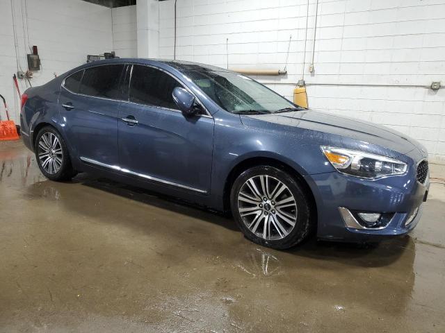 KNALN4D77E5124951 - 2014 KIA CADENZA PREMIUM BLUE photo 4