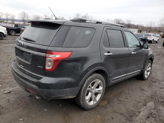 1FM5K8F82EGC25302 - 2014 FORD EXPLORER LIMITED BLACK photo 3